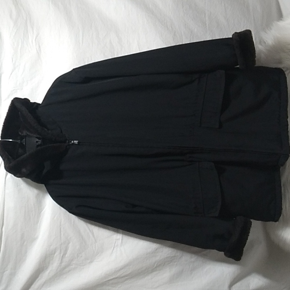 (D-11) SALE! Marc New York Zip Up Winter Coat W/Hood Sz.S Gently Worn